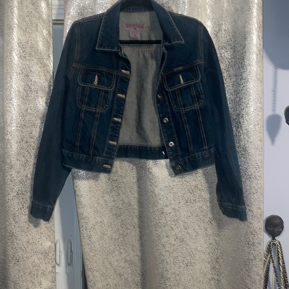 Vintage Silver Jeans denim jacket custom. - Picture 2 of 6